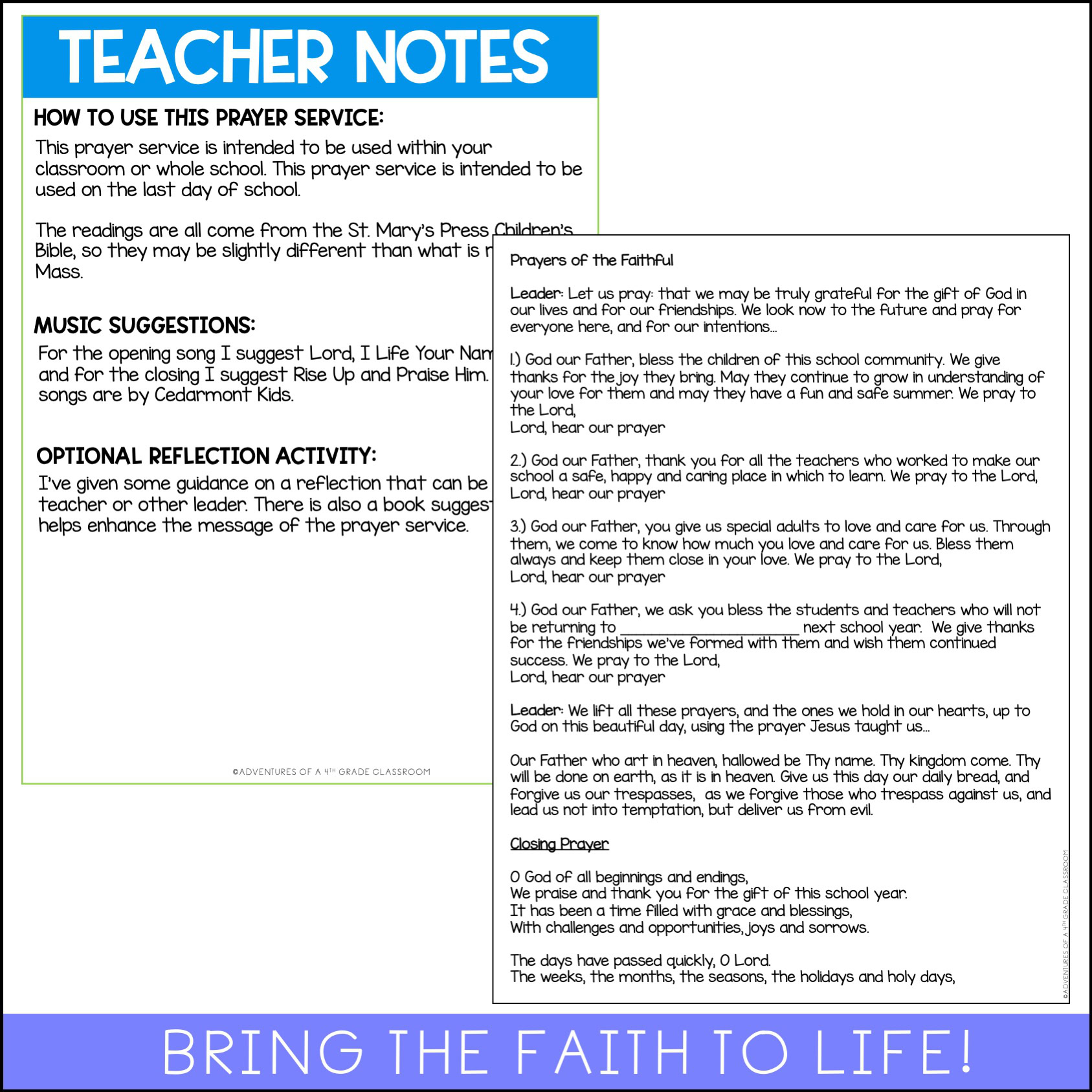 End of Year Prayer Service | Catholic - Image 3