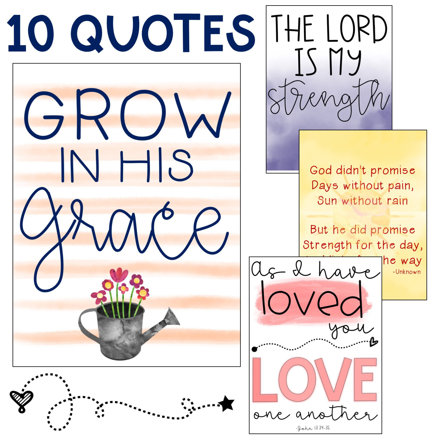 Classroom Decor: 10 Religious Posters | Catholic - Image 2