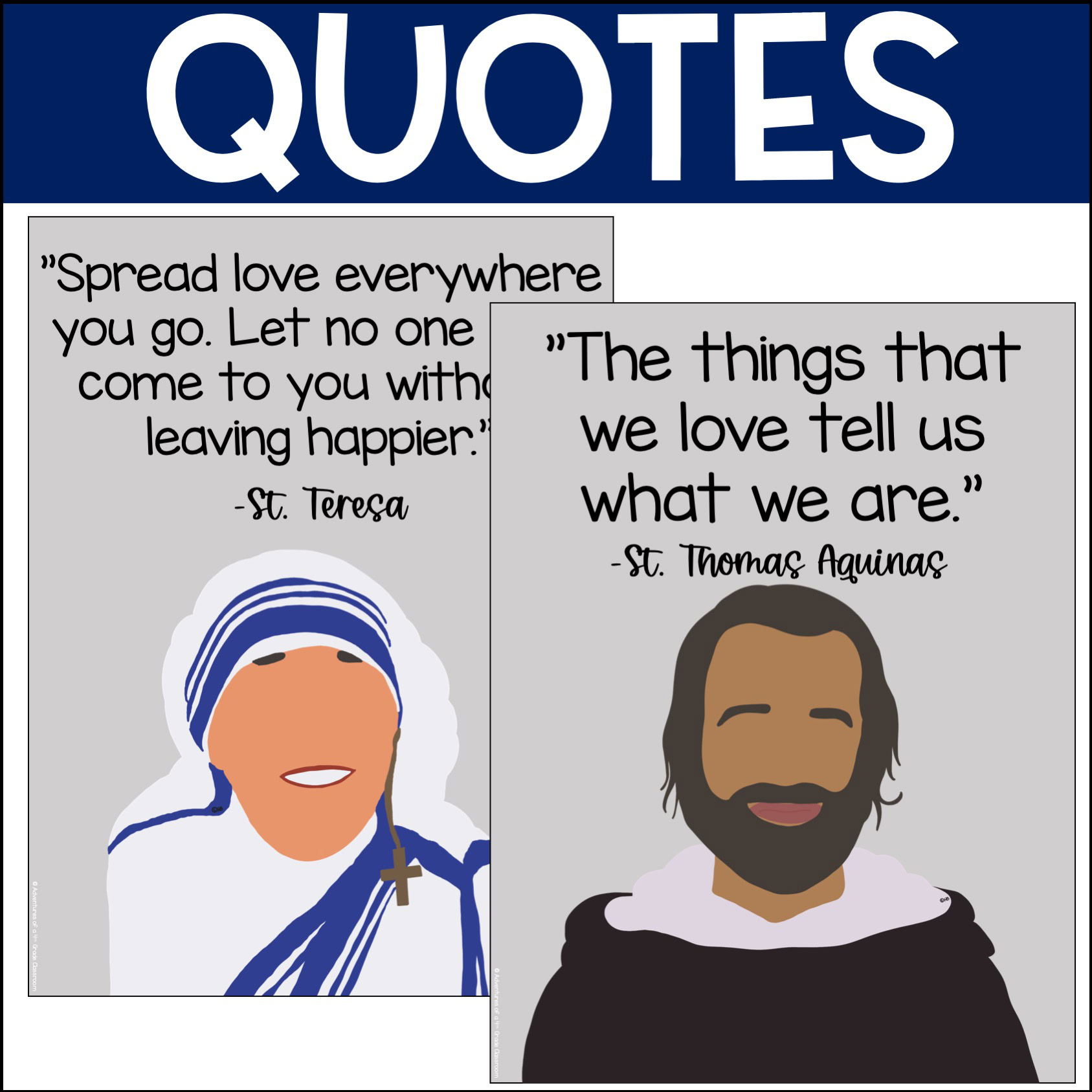 Catholic Saint Posters | Decor - Image 2