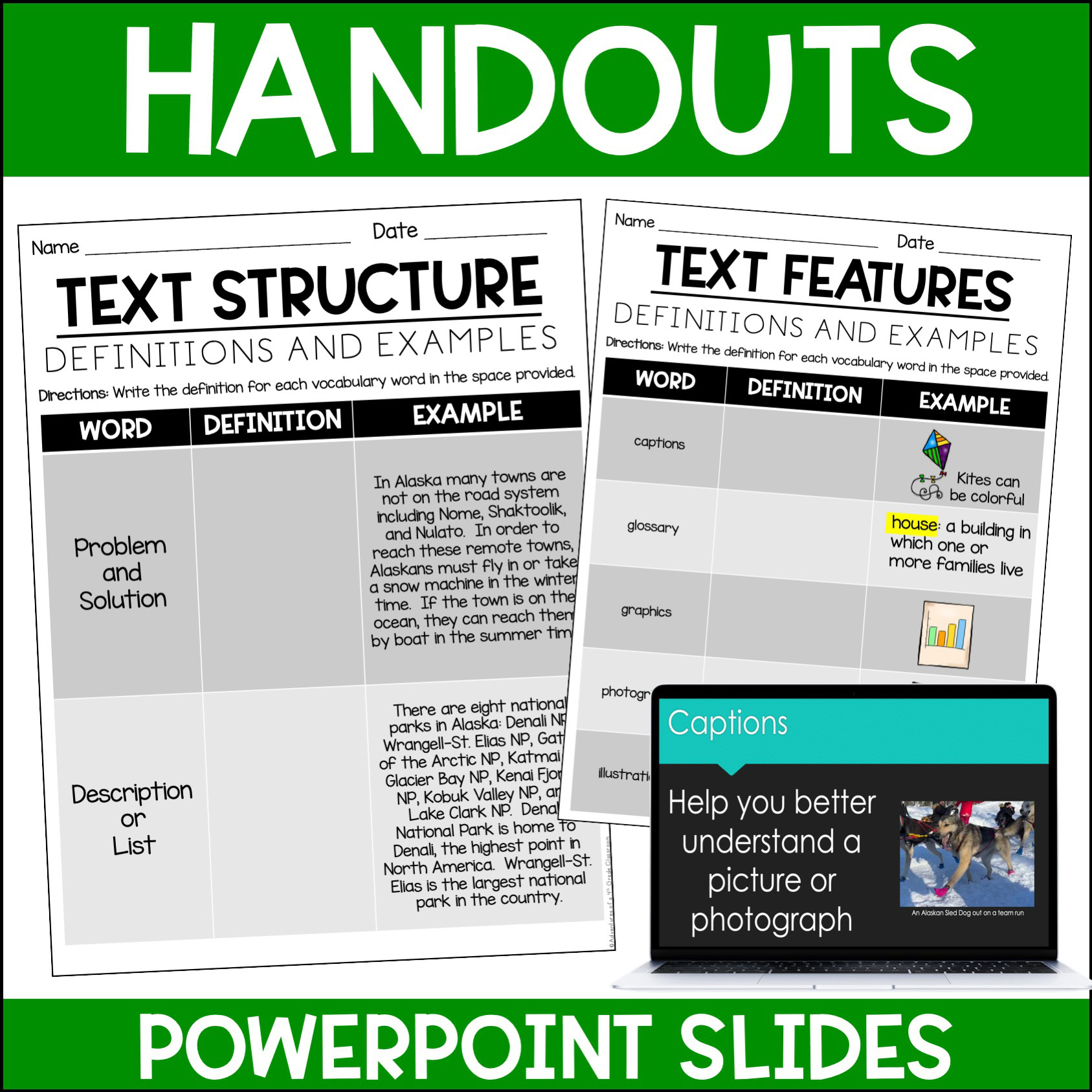 Non-Fiction Text Structure and Text Features | National Parks - Image 2