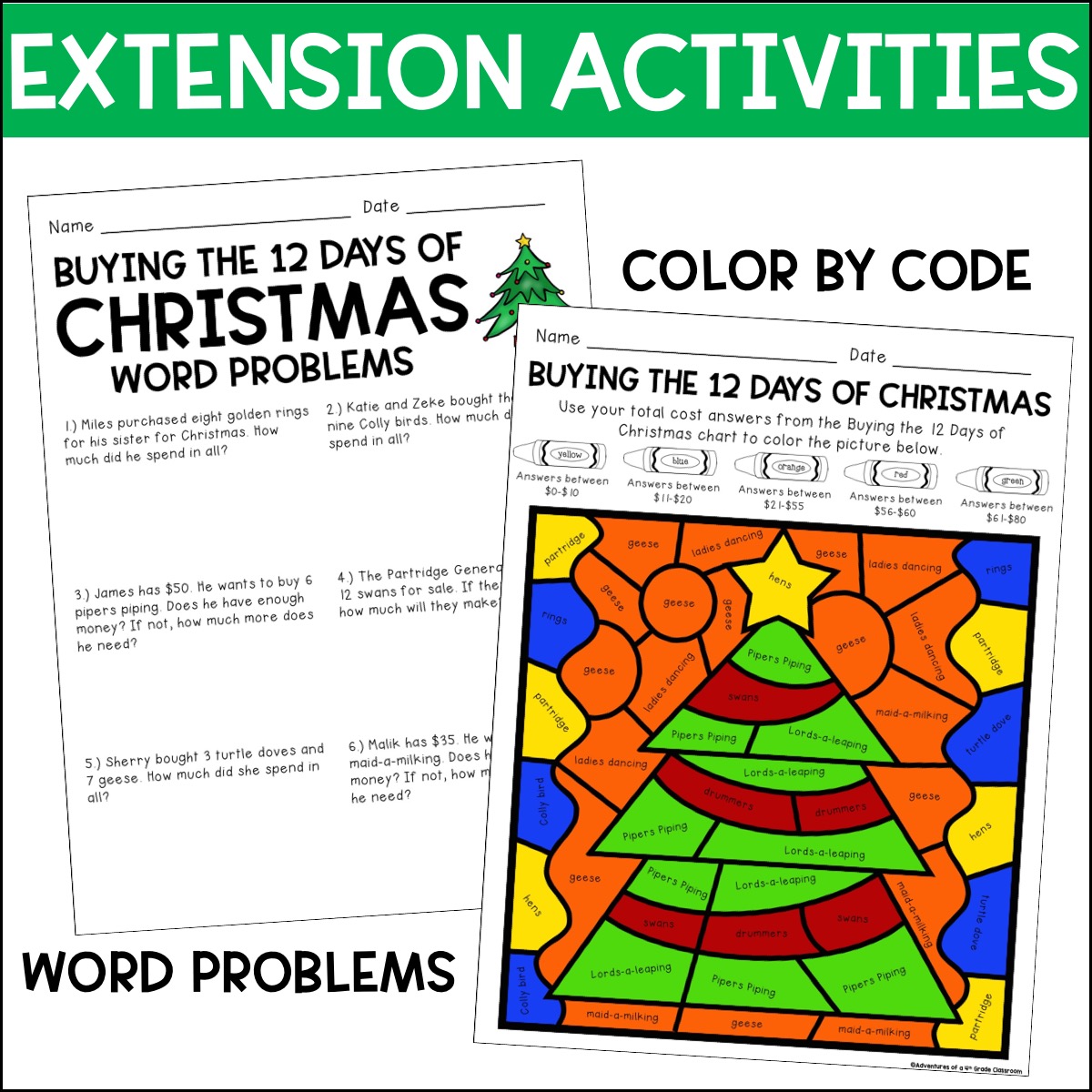 Christmas Multiplication Activity - Image 3