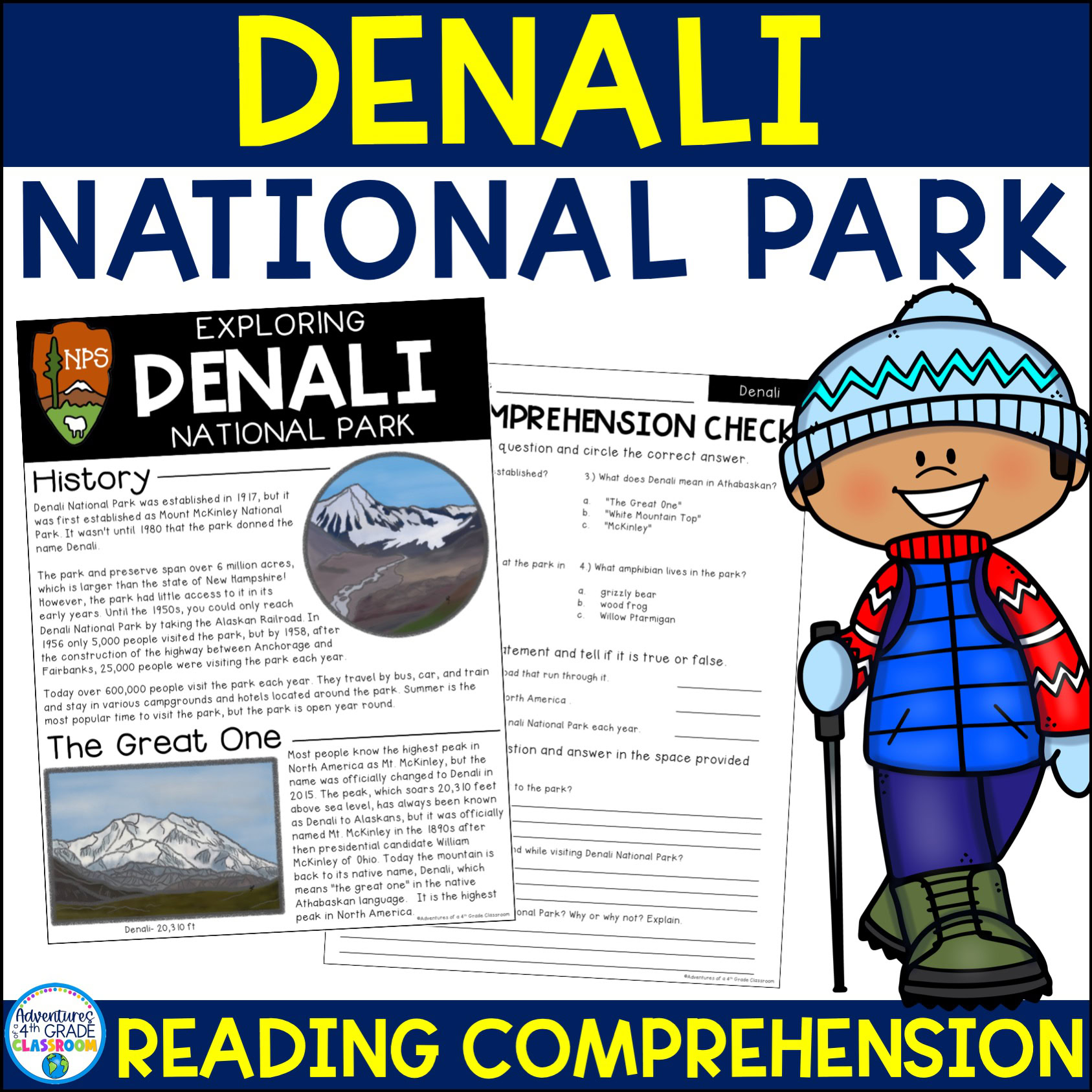 Denali National Park | Reading Comprehension