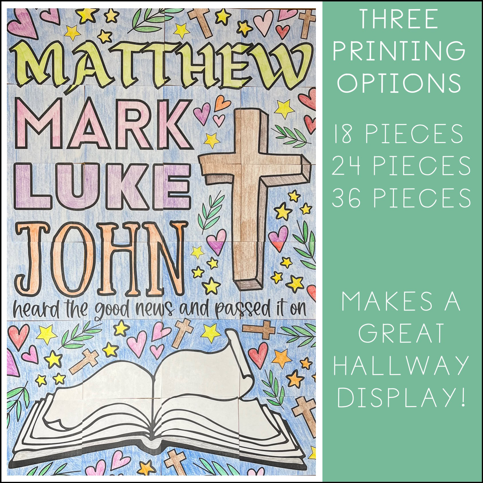 Gospels Collaborative Poster | Catholic - Image 2