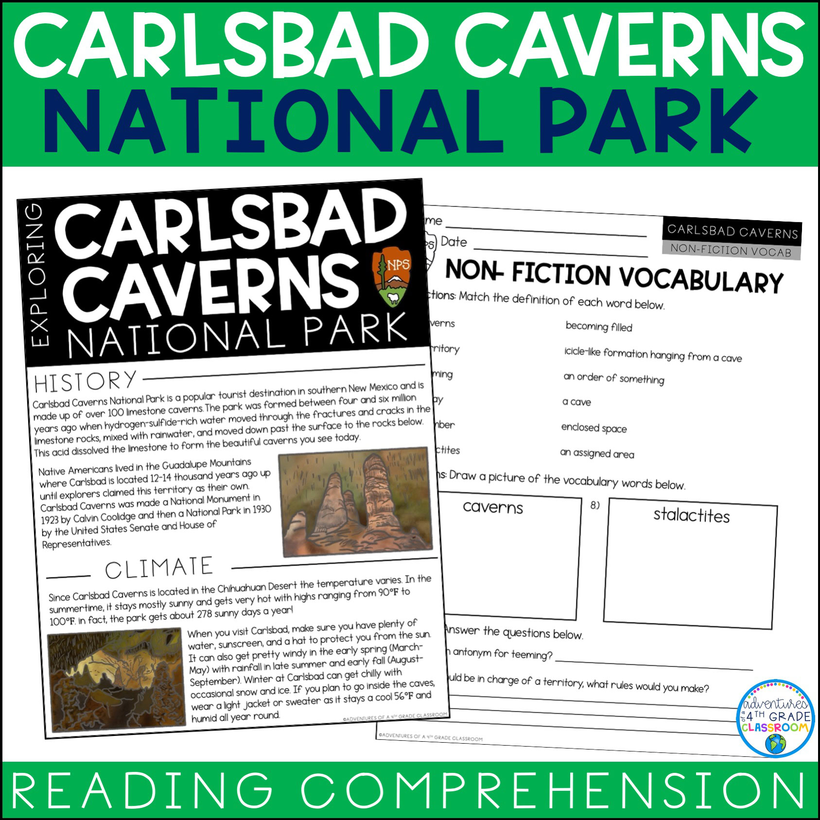 Carlsbad Caverns National Park | Reading Comprehension
