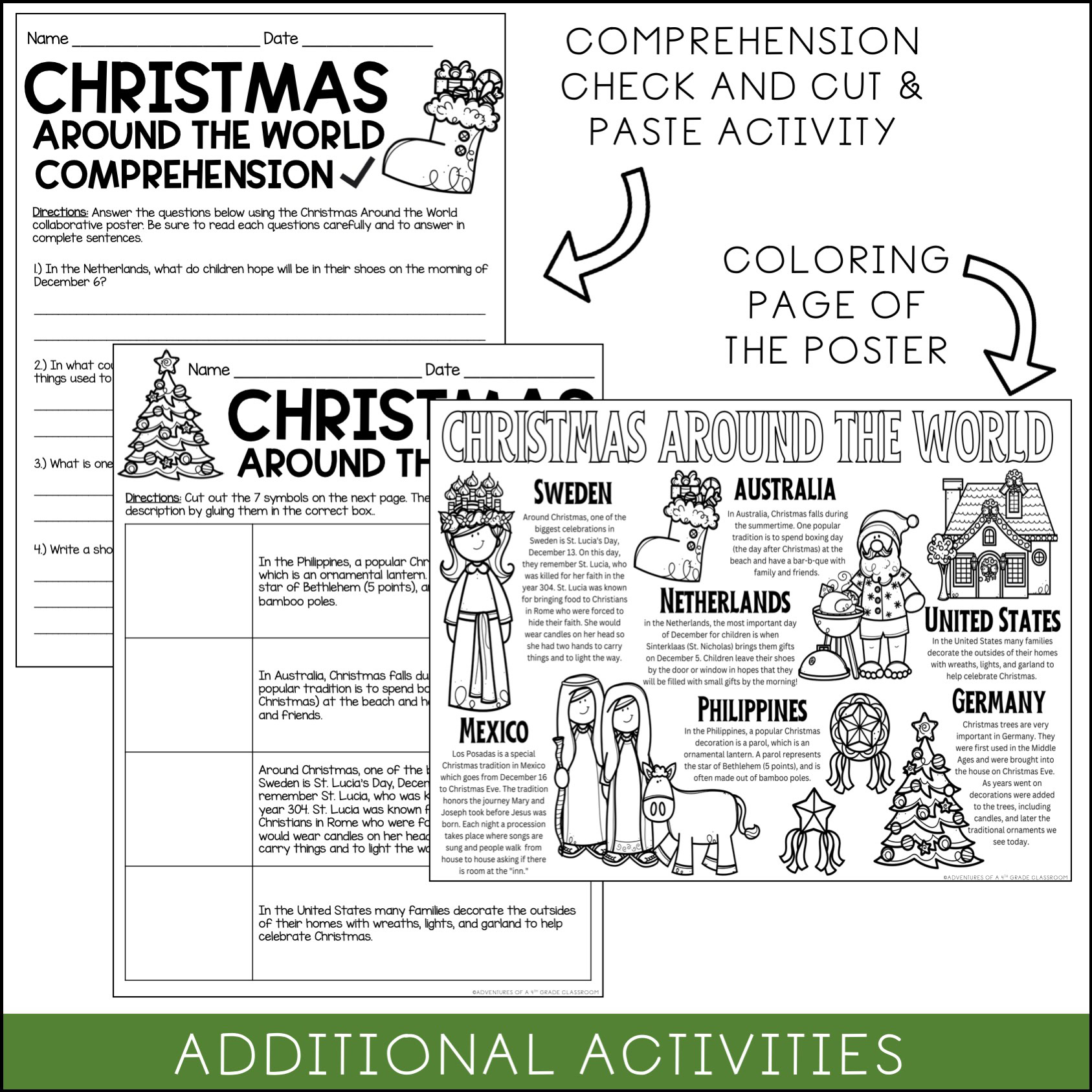 Christmas Around the World Collaborative Poster - Image 3