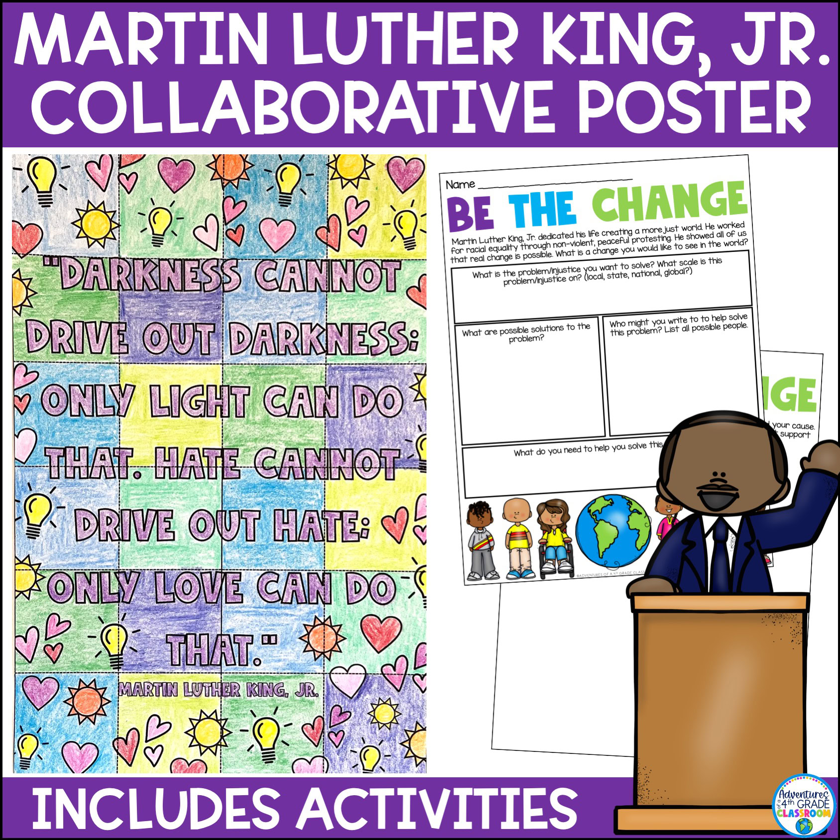 Martin Luther King, Jr. Collaborative Poster