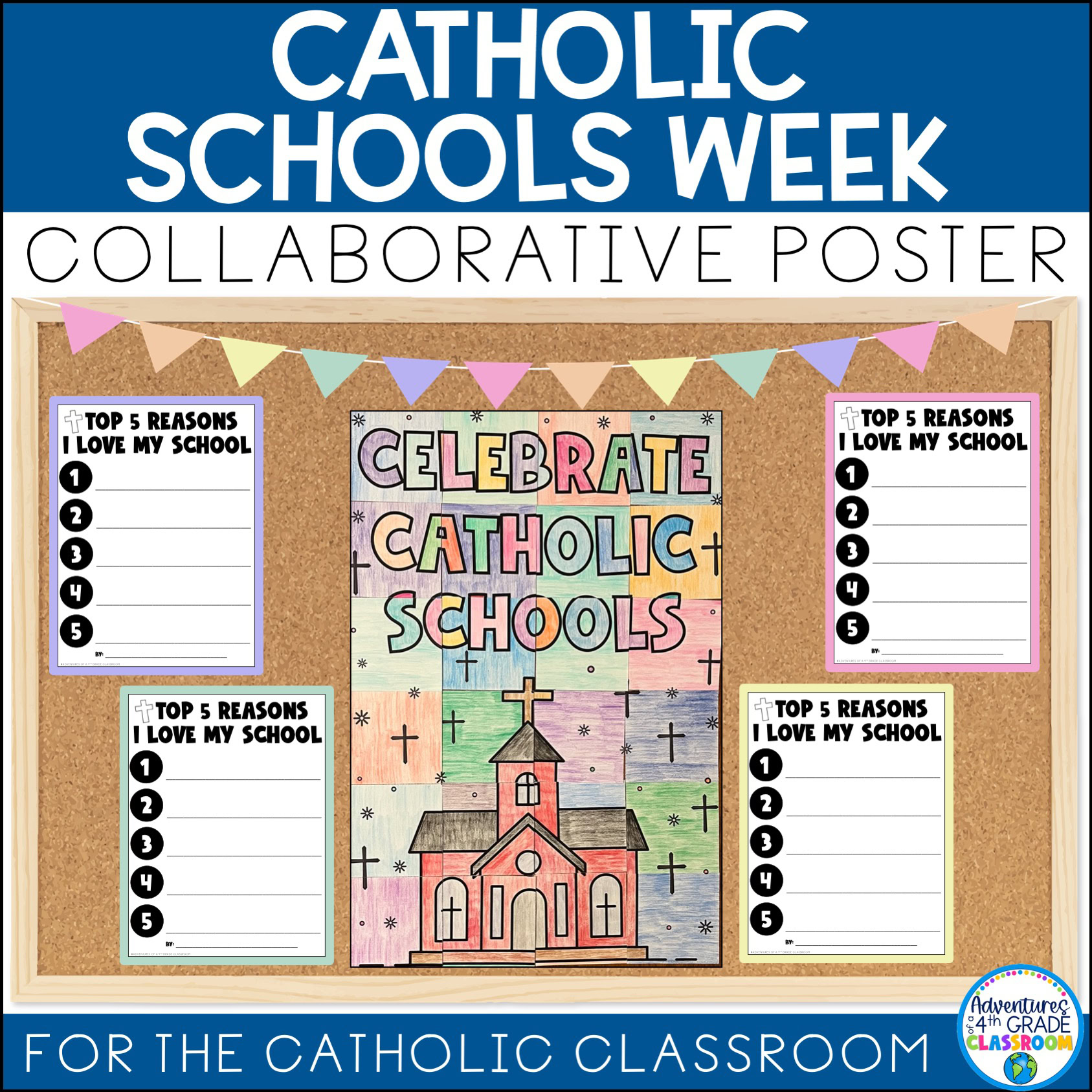 Catholic Schools Week Collaborative Poster
