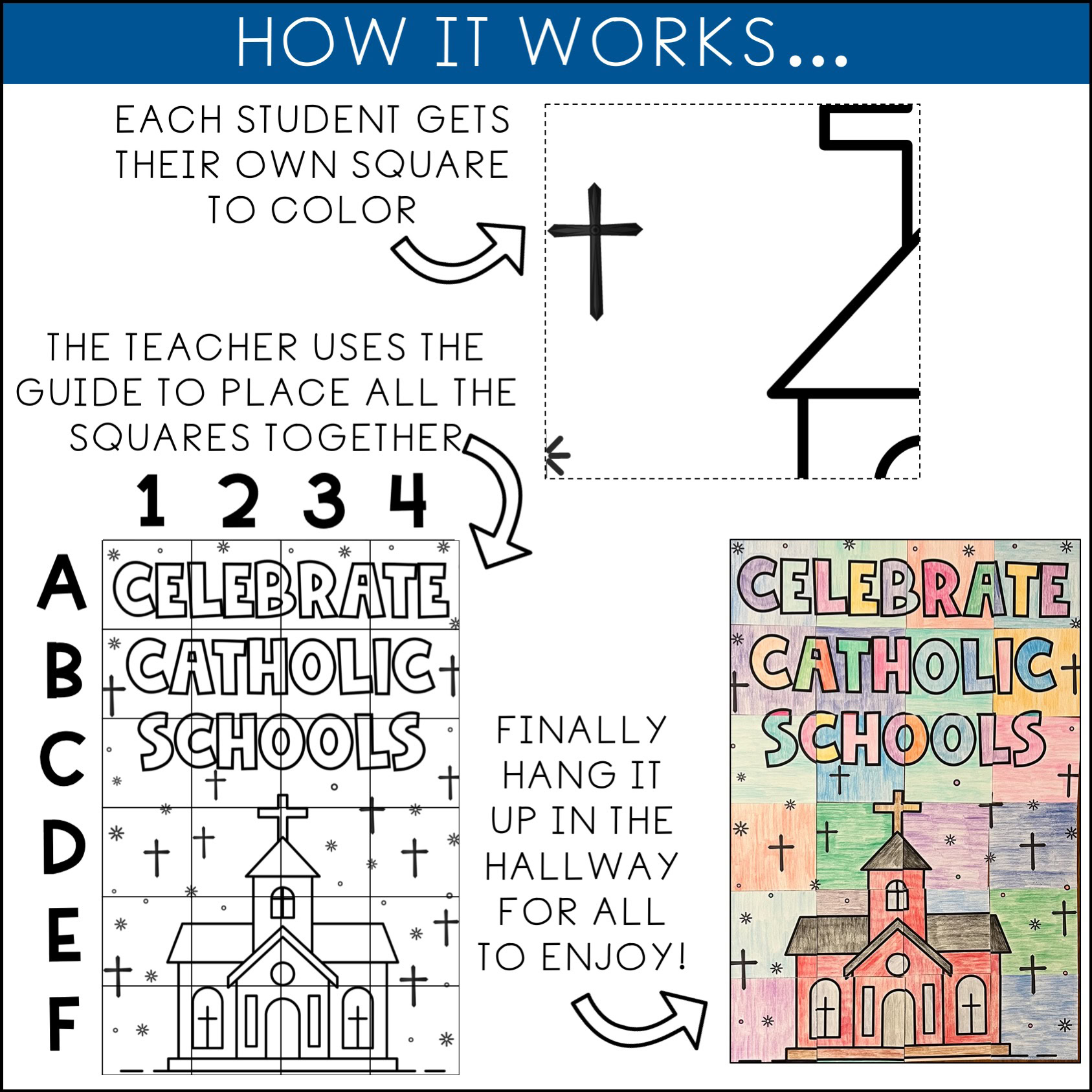 Catholic Schools Week Collaborative Poster - Image 4