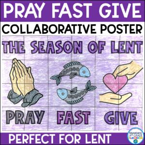 Lent Collaborative Poster | Catholic | Ash Wednesday