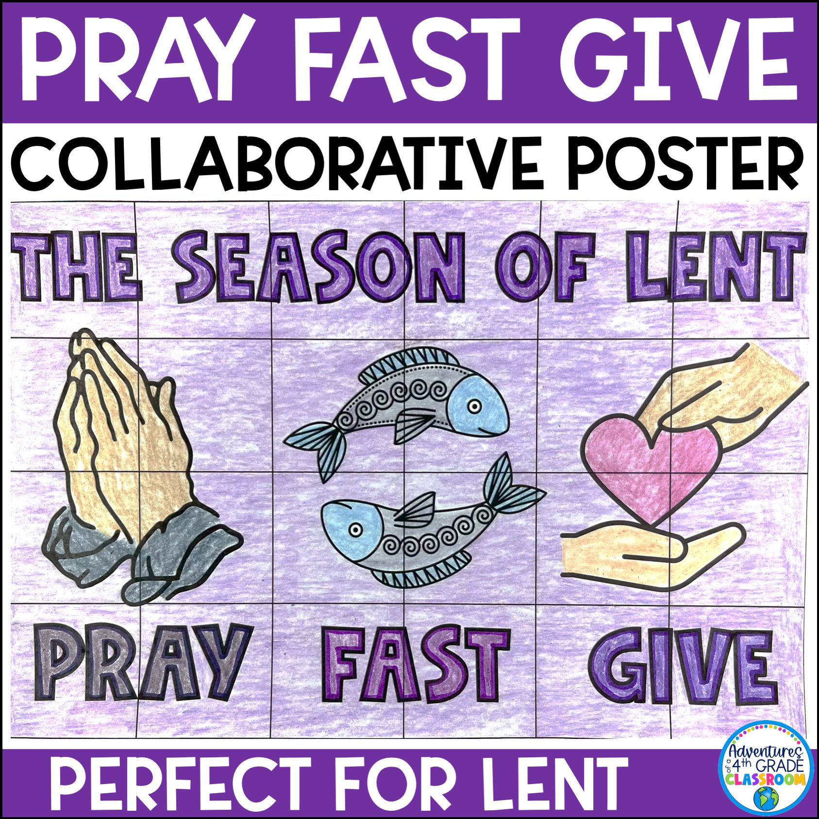 Lent Collaborative Poster | Catholic | Ash Wednesday