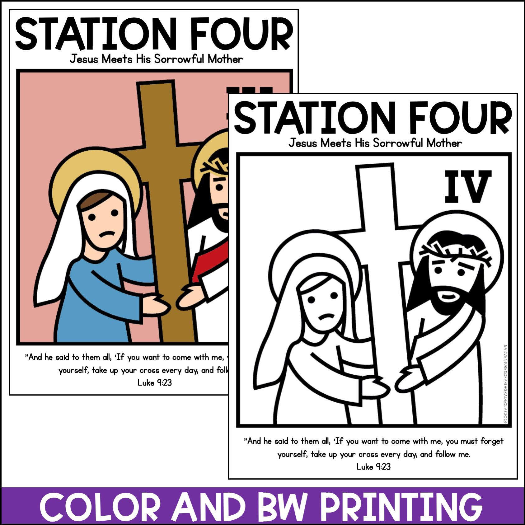 Stations of the Cross Bulletin Board | Ash Wednesday | Lent - Image 4