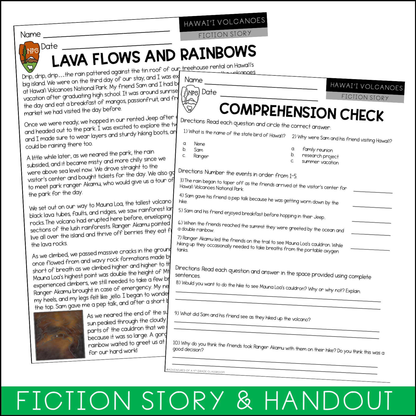 Hawaii Volcanoes National Park | Reading Comprehension - Image 3