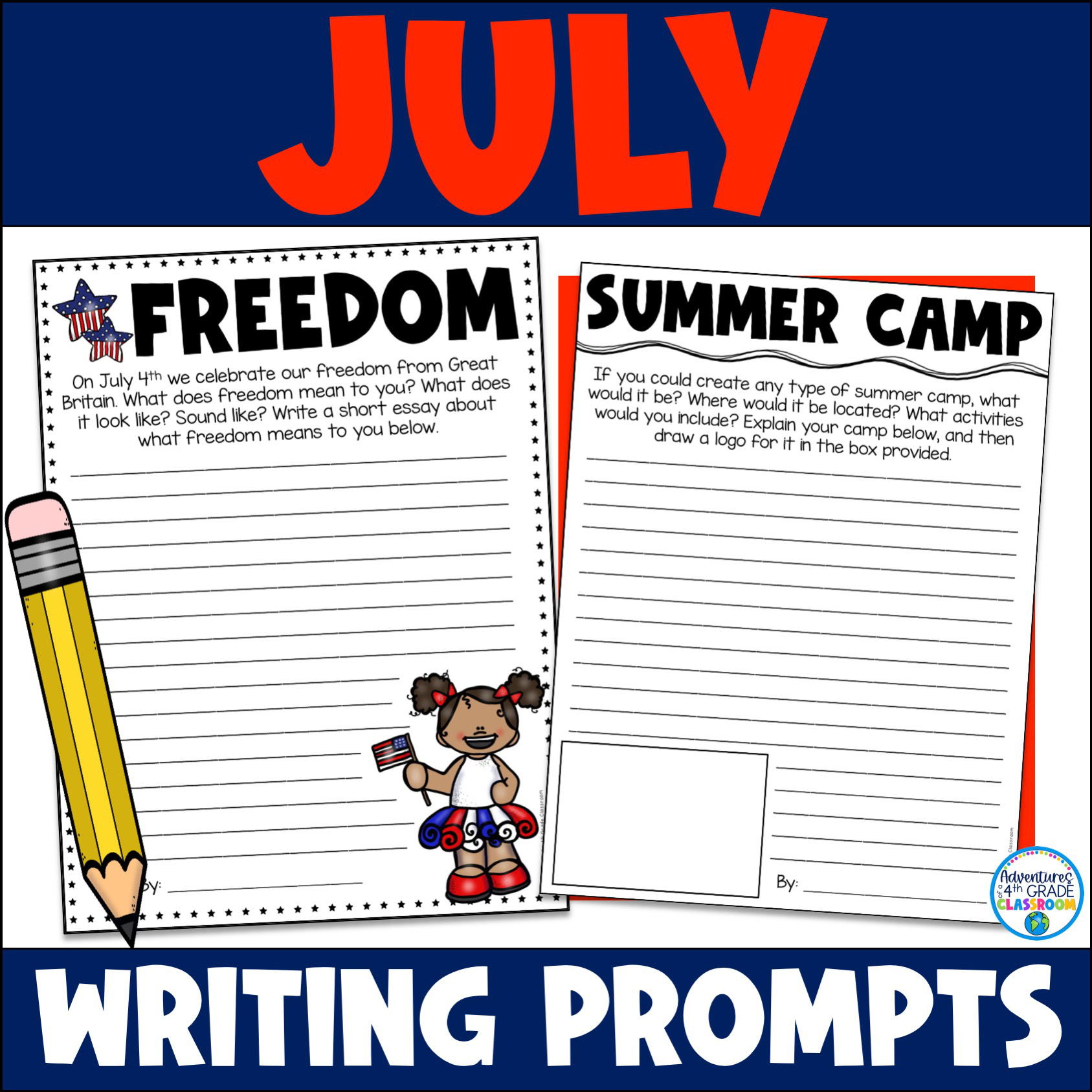July Writing Prompts