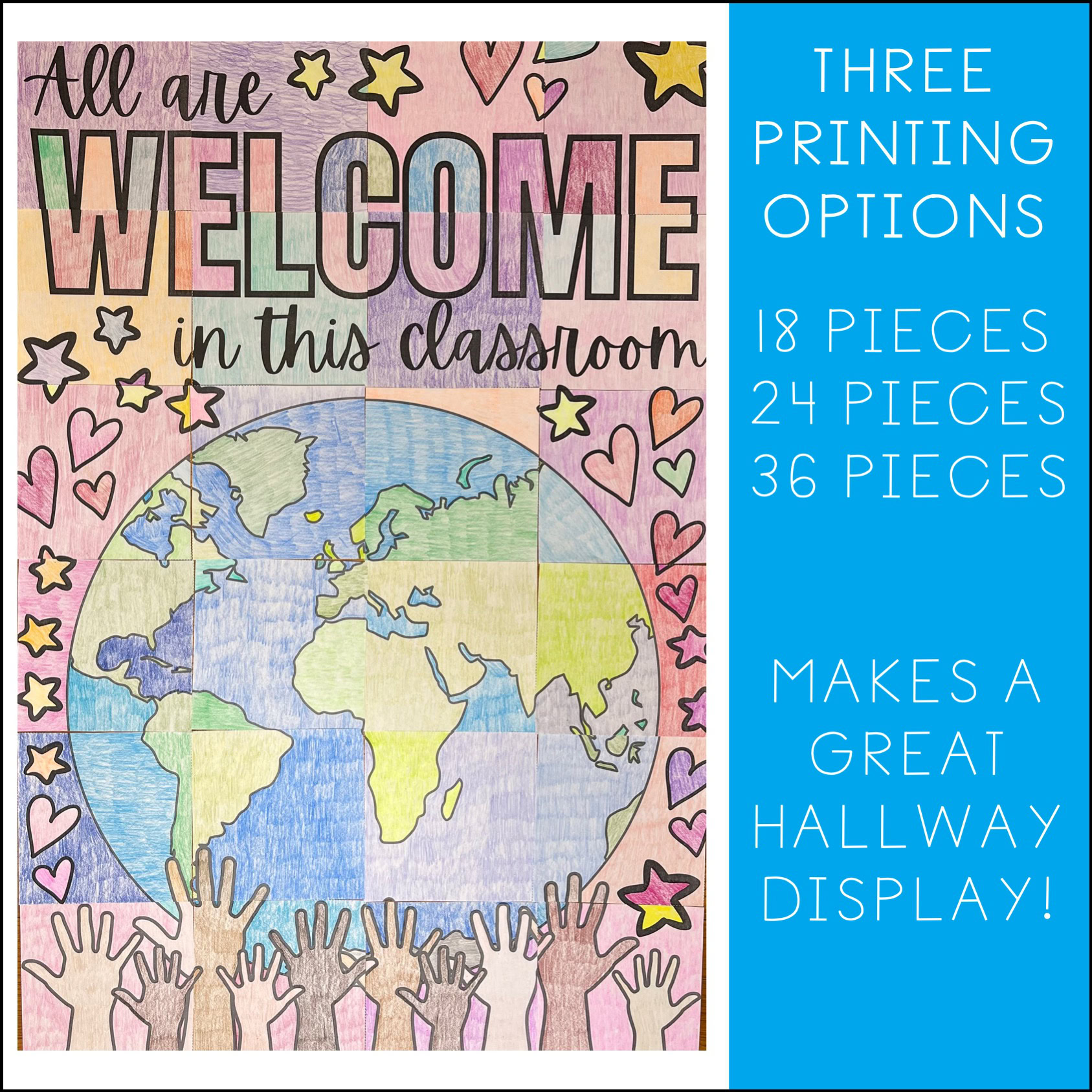 All Are Welcome Collaborative Poster | Back to School - Image 2