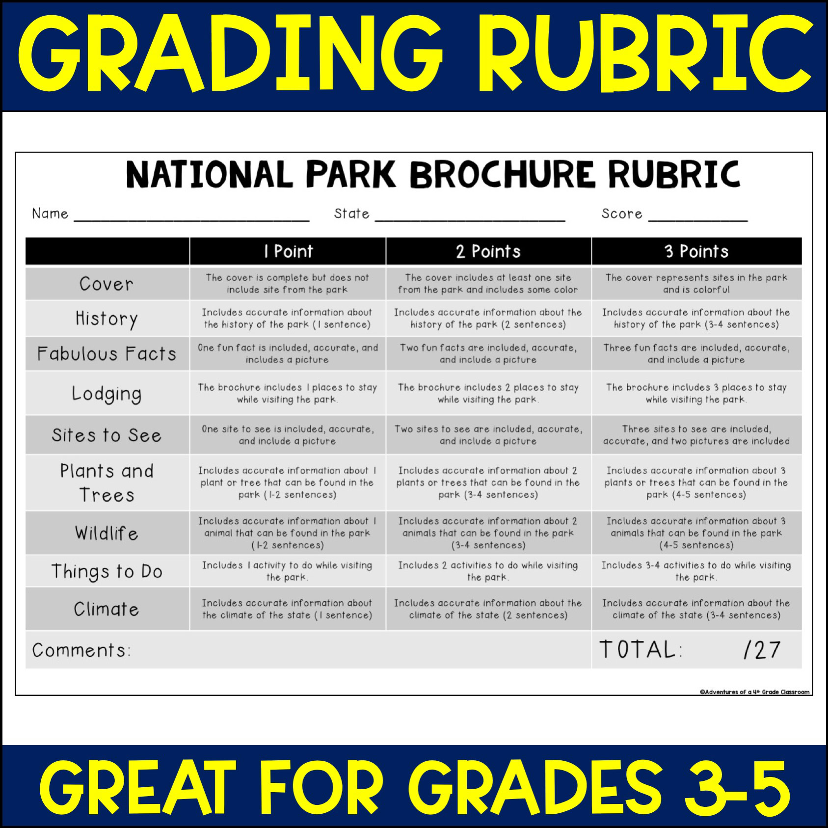 National Park Research Project | Brochures - Image 4