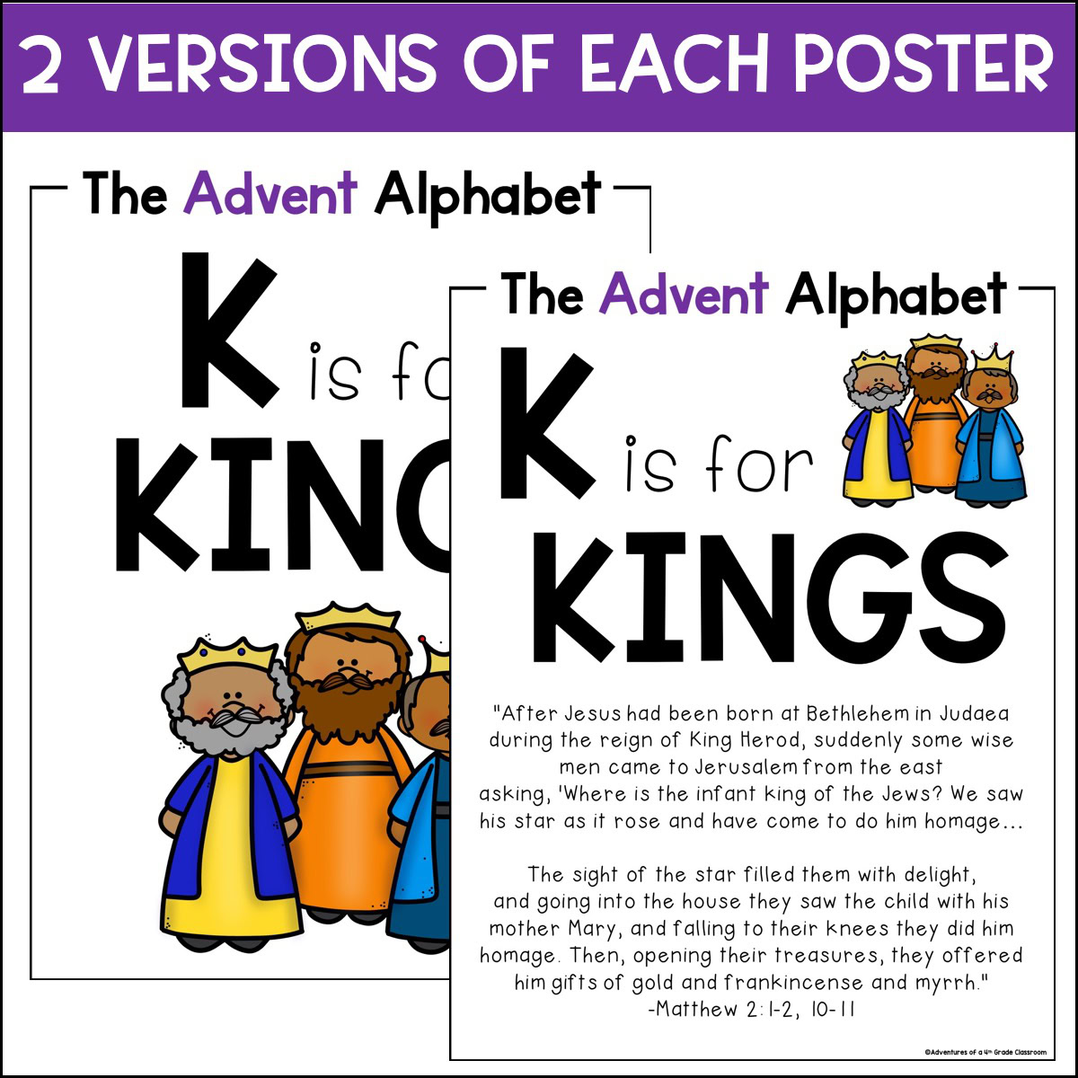 Advent Alphabet & Booklet | Primary Grades - Image 2