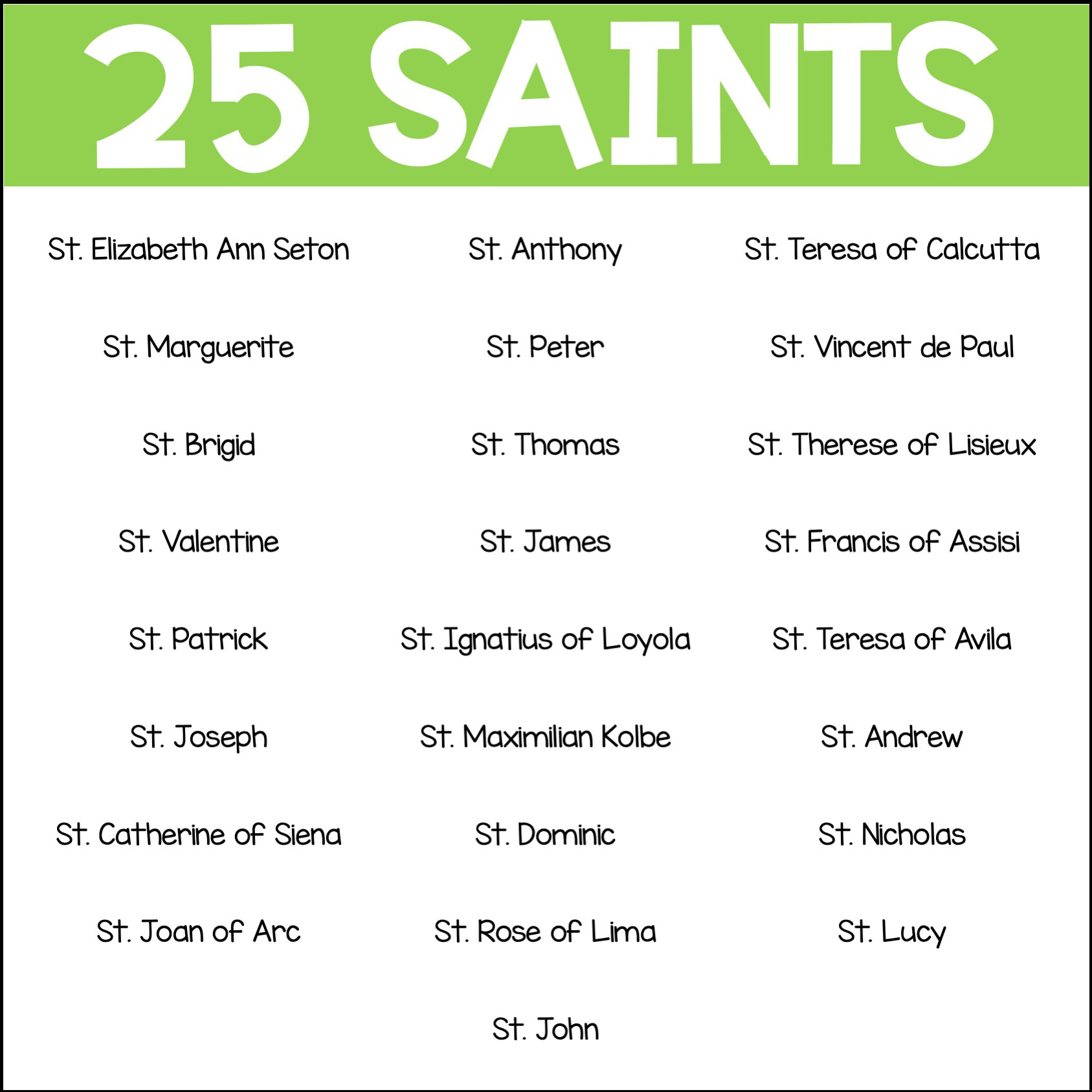 Catholic Saints | Mini-Booklets | All Saints' Day - Image 2