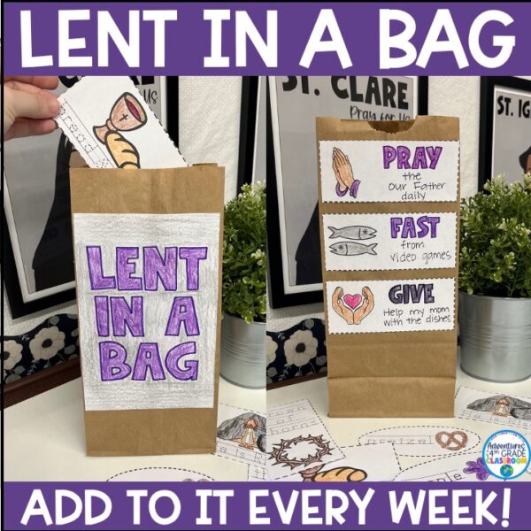 Lent Ash Wednesday Coloring Pages Printable Art Craft Catholic Lenten ...