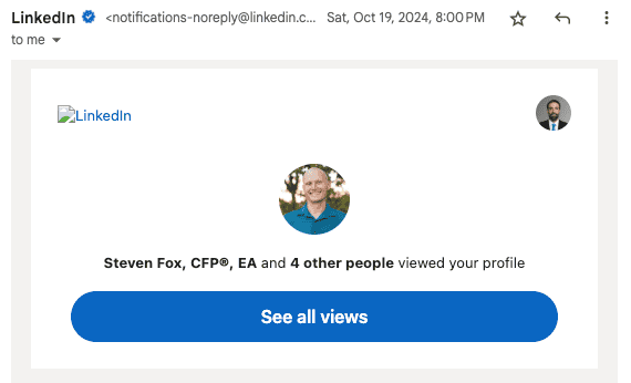 Steven Fox on Linkedin