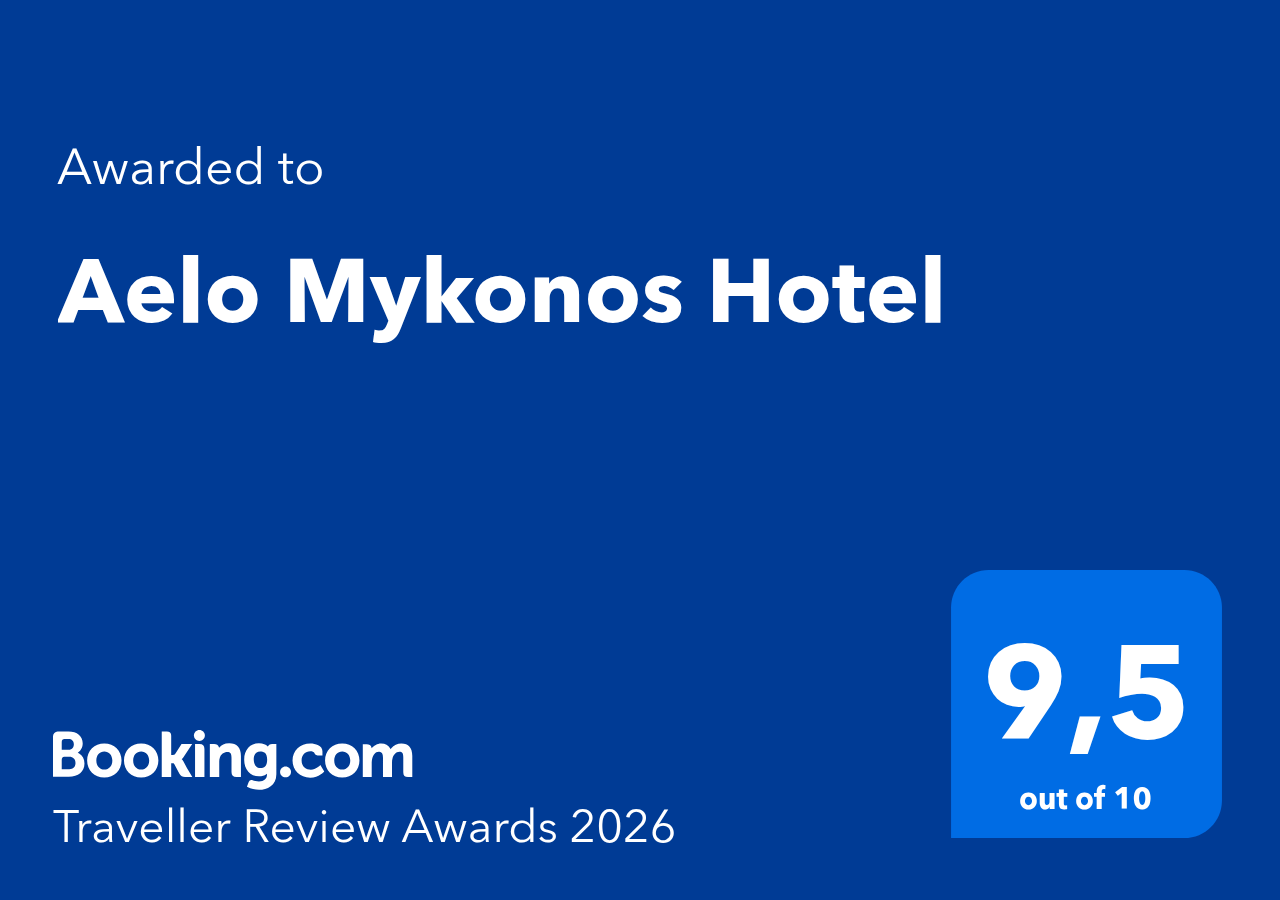 Aelo Mykonos hotel with stunning architecture and scenic surroundings in Mykonos, Greece.