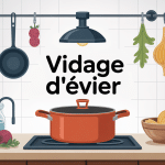 illustration evier vidage cuisine elements principaux