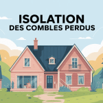 vue coupe maison isoler combles perdus soi-même