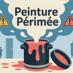 Illustration peinture périmée danger précaution domestique
