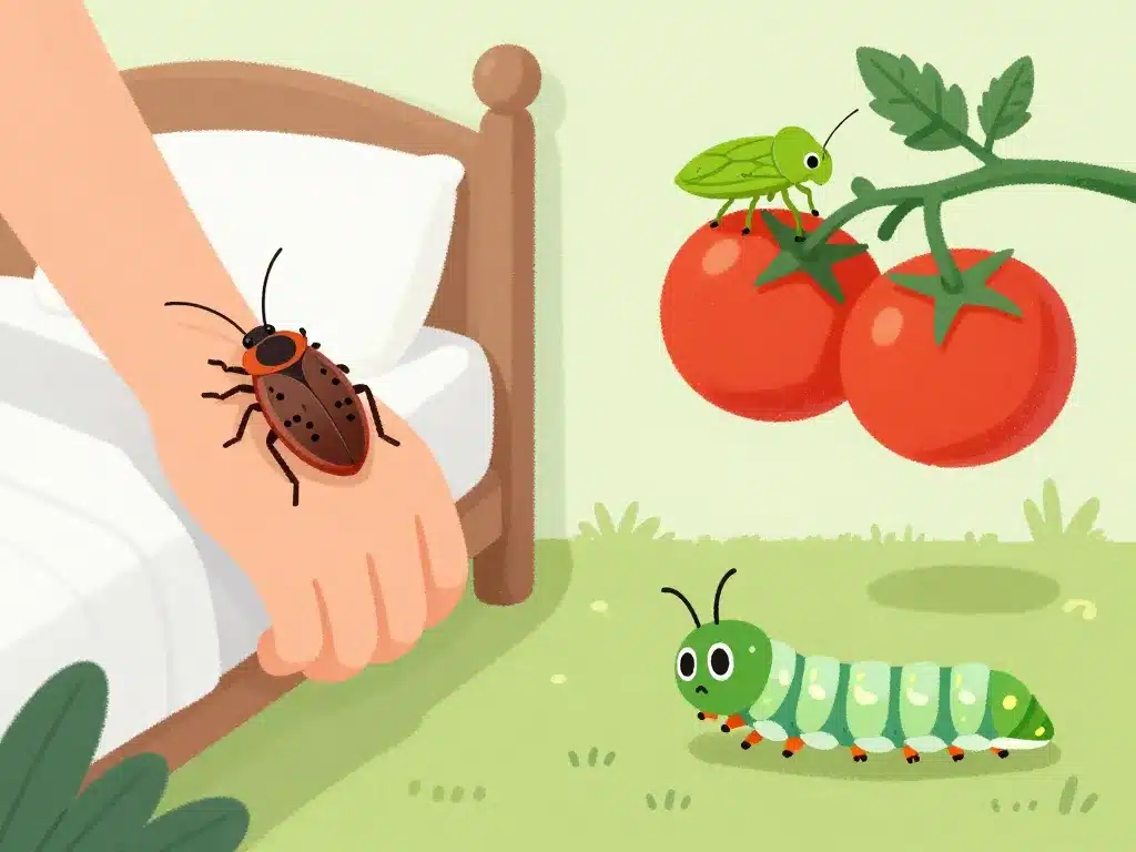 Que mange la punaise illustration punaises lit verte prédatrice