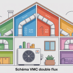schema vmc double flux illustration globale fonctionnement