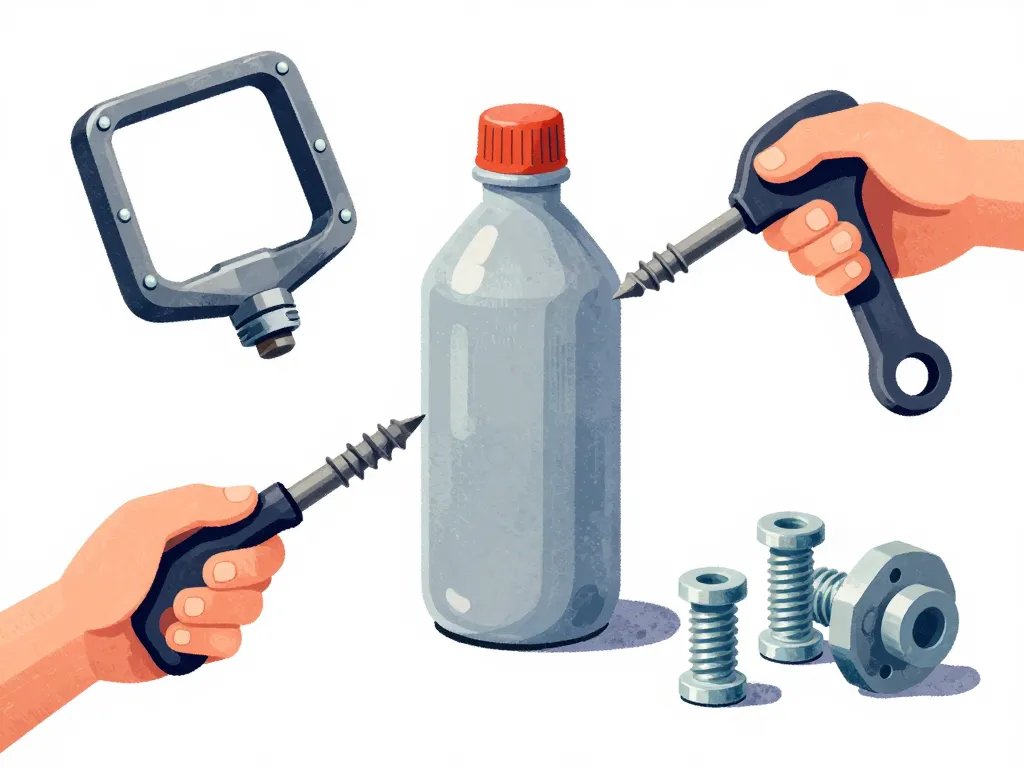 visser sens outils pedalier gaz variétés