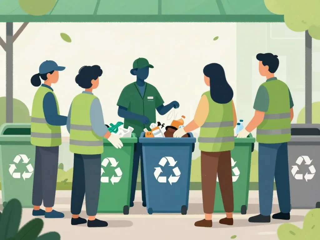 Eco gestes à la déchetterie Gargenville