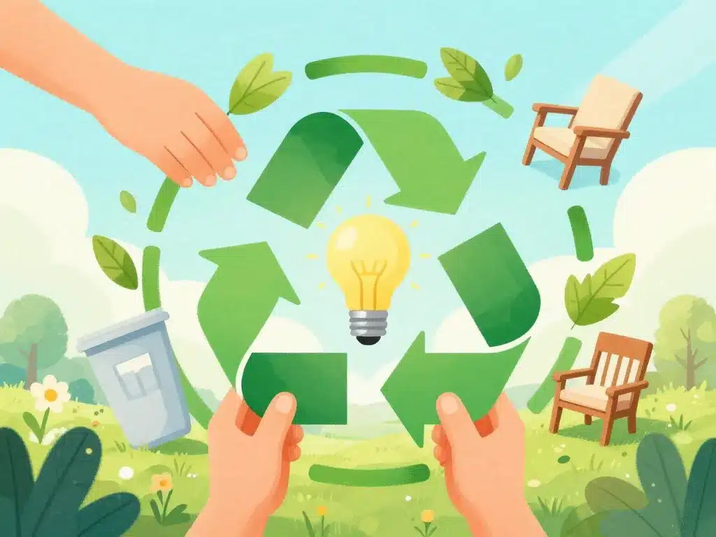 Recyclage et pratiques éco à la déchetterie Longuenesse