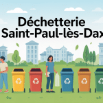 Déchetterie Saint Paul les Dax illustration tri déchets