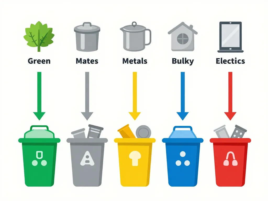 Catégories déchets acceptés déchetterie Villechien