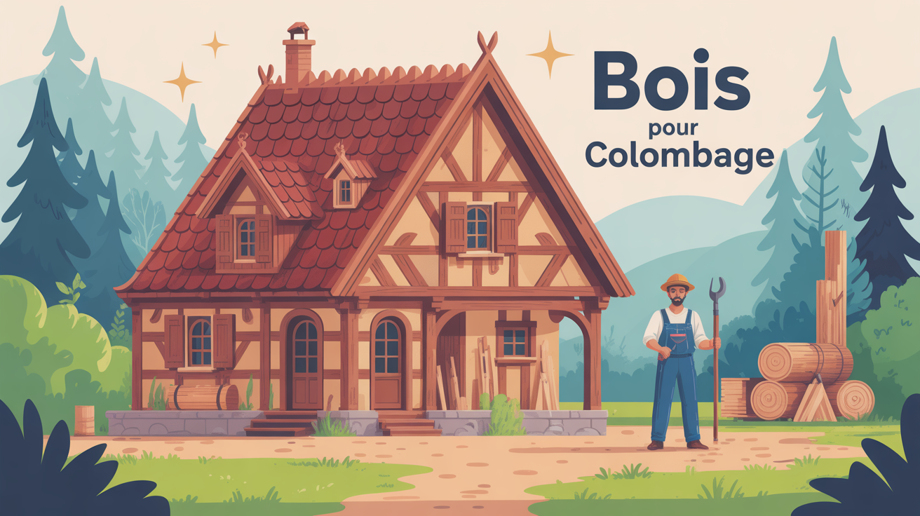 Achat bois pour colombage maison ossature traditionnelle