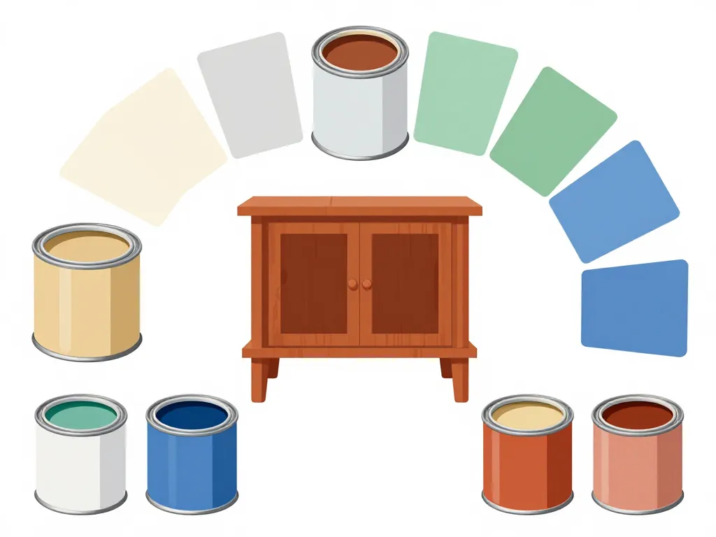 choisir peinture couleur peindre un meuble merisier