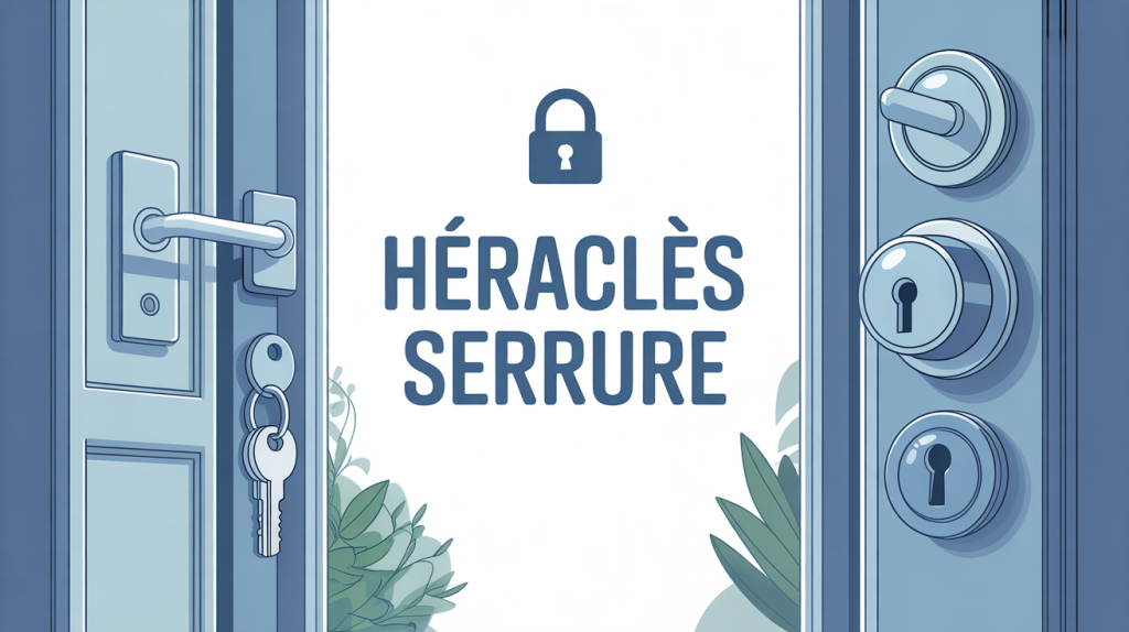 Illustration héraclès serrurier sécurité cylindre clés