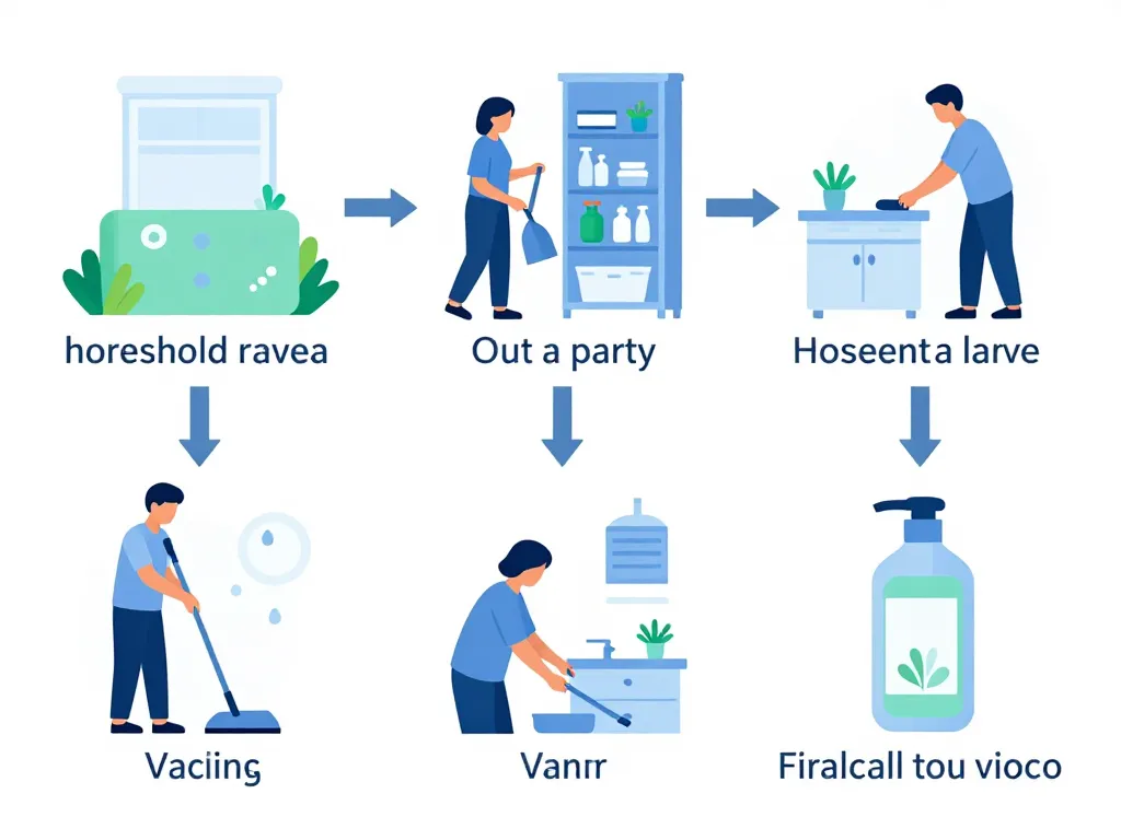 Étapes éliminer larve maison solutions naturelles