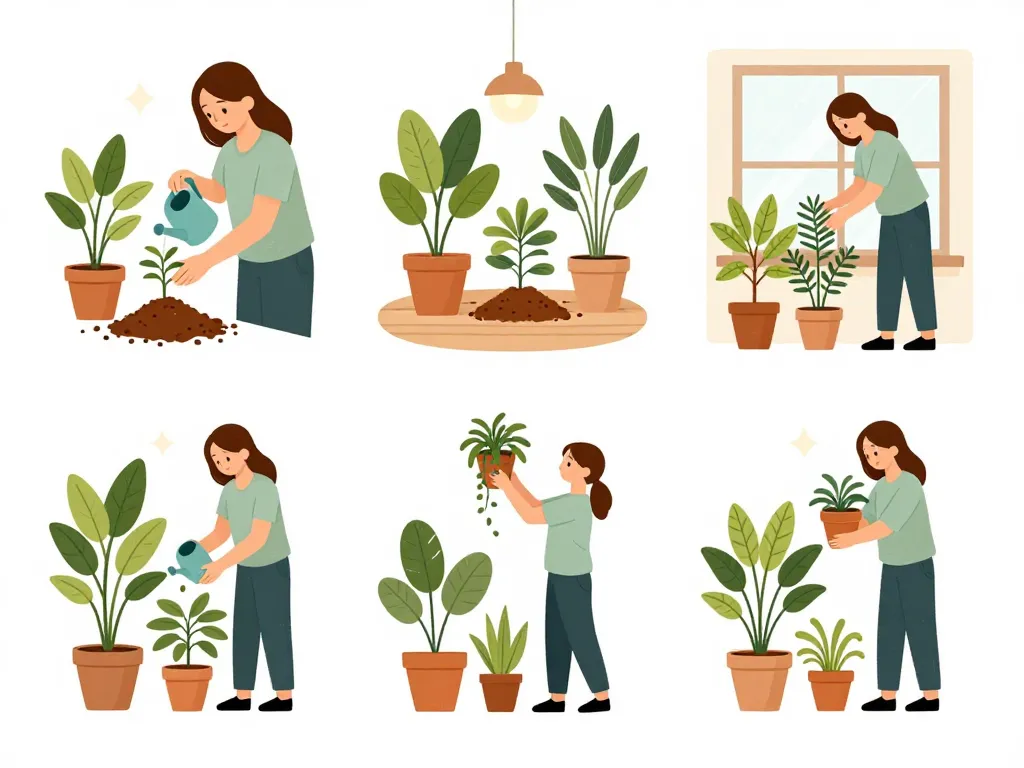 Entretien plantes d'interieur depolluante quotidien