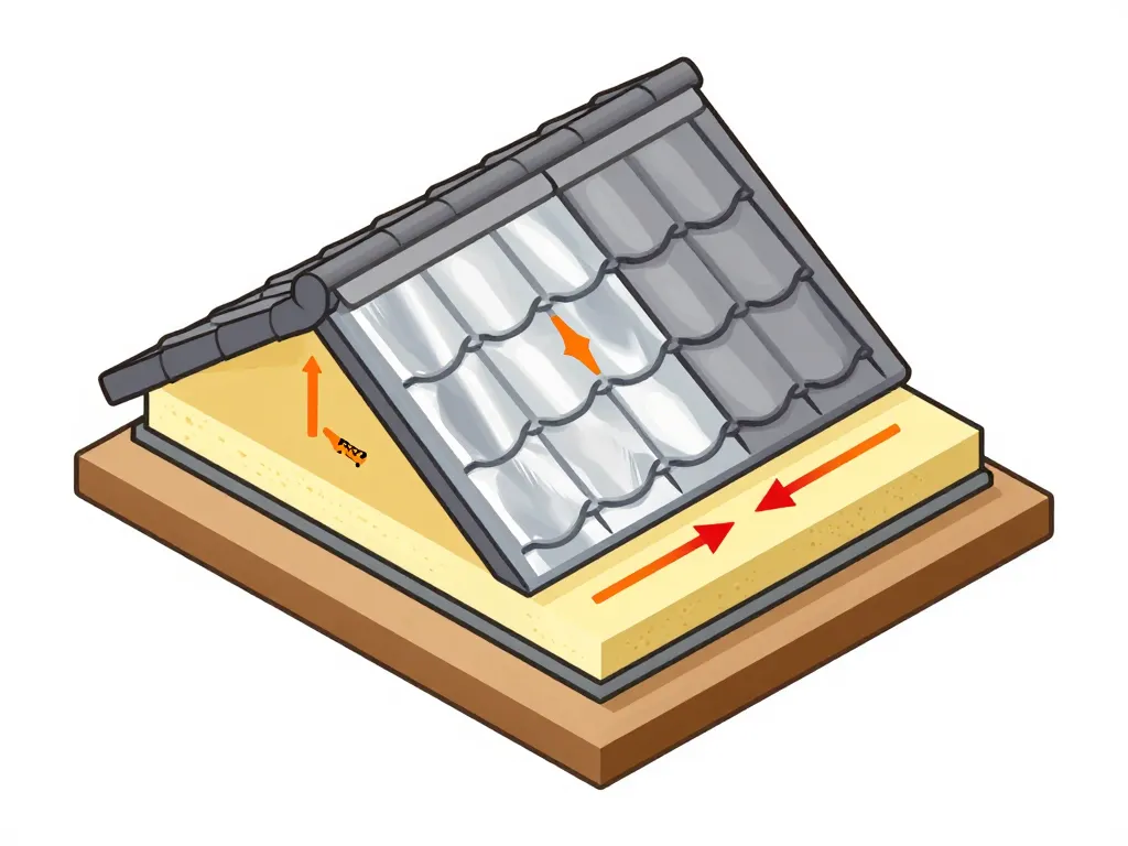 Diagramme coupe explication triso toiture avis