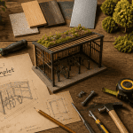 maquette abris velo outils materiaux
