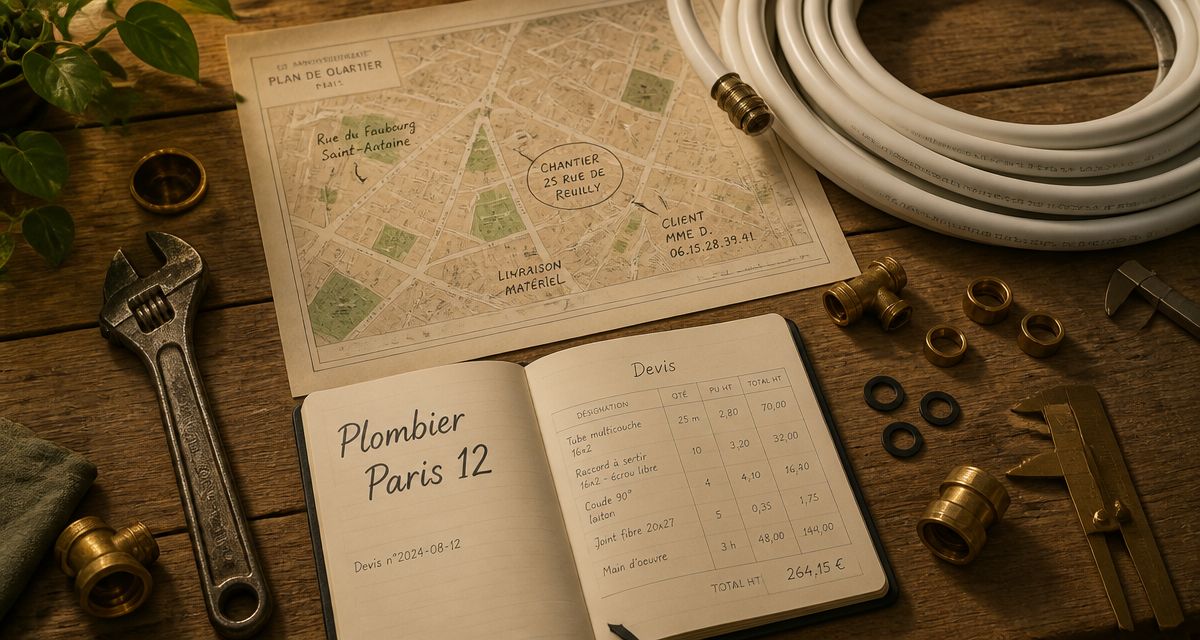 plombier paris 12 établi outils quartier