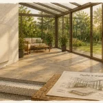 Comment chauffer une veranda : panneau infrarouge et chape isolante en véranda vitrée