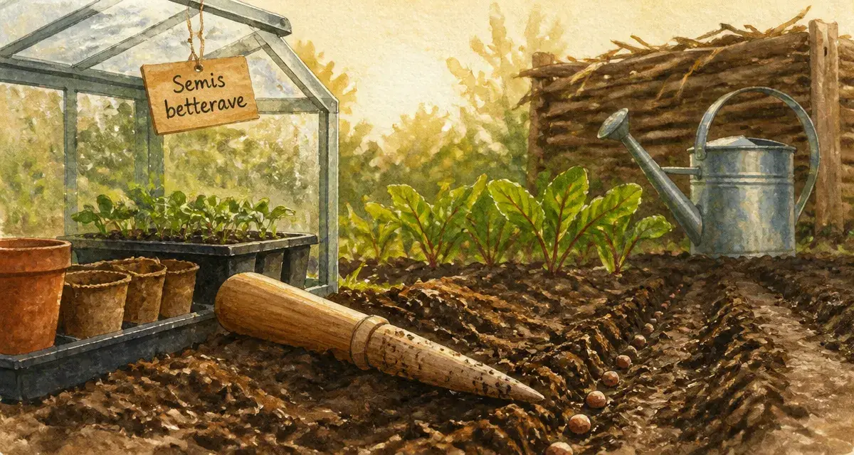 Quand planter betterave : semis à 10°C au sol