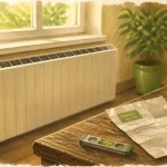 Radiateur à inertie comparatif : chauffage durable et économique sous fenêtre