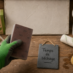 Temps séchage enduit de lissage avant ponçage, 24 heures
