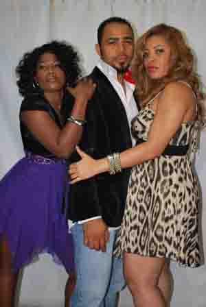 Vibrant African movie stars embracing, celebrating African cinema and culture.