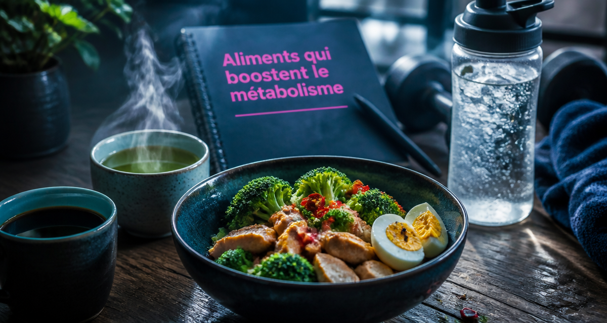 aliments qui boostent le métabolisme sur table moderne