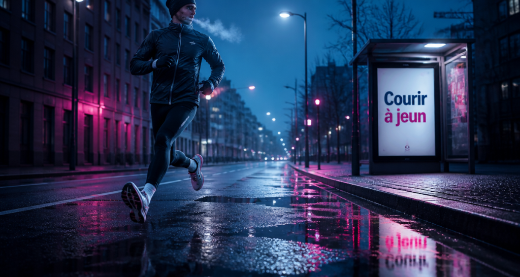 courir le matin a jeun coureur urbain