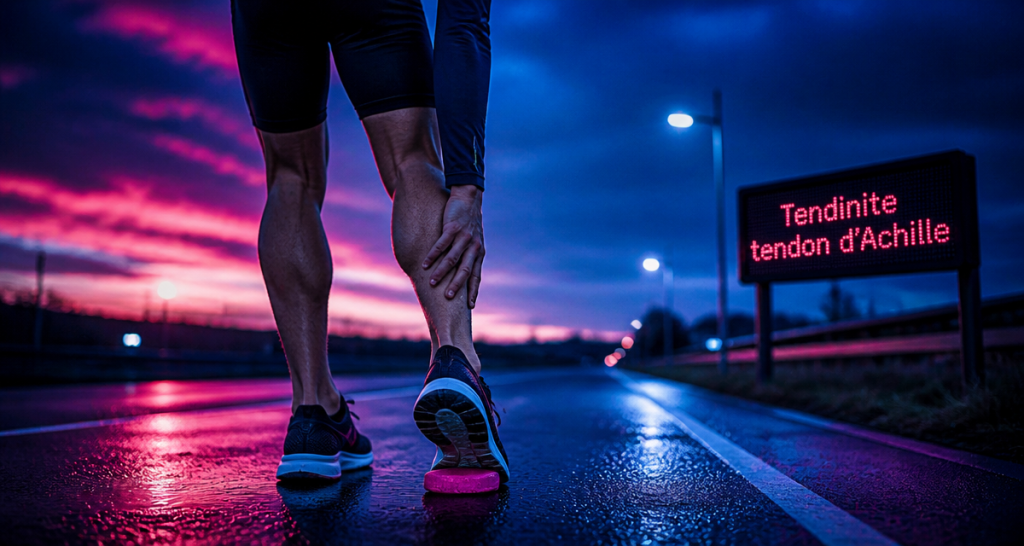 peut on courir avec une tendinite au tendon d achille coureur main sur talon